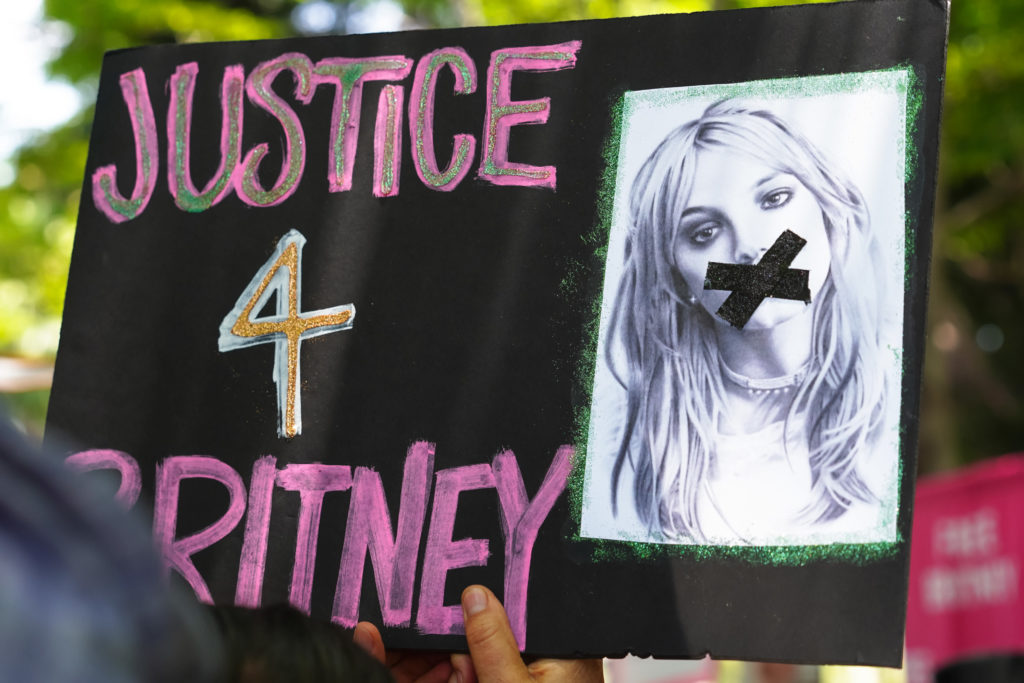 #FreeBritney Rally In Los Angeles