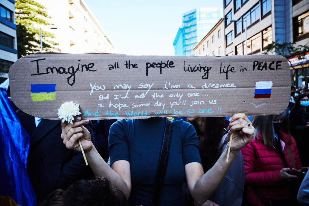 Demonstration For Peace In Portugal
