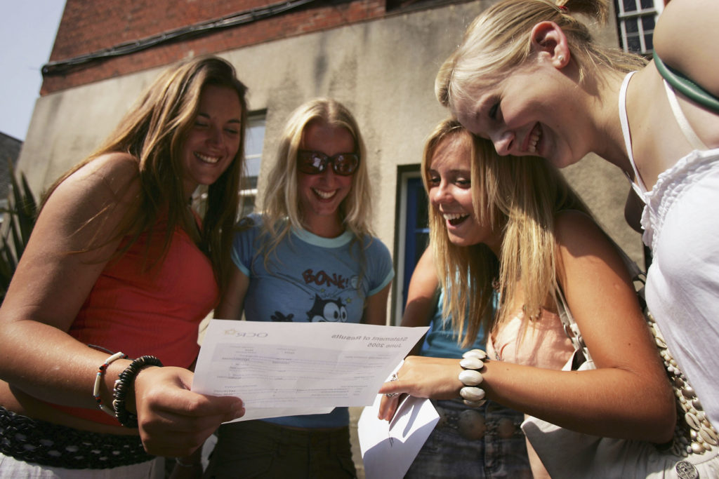Students Receive A-Level Results