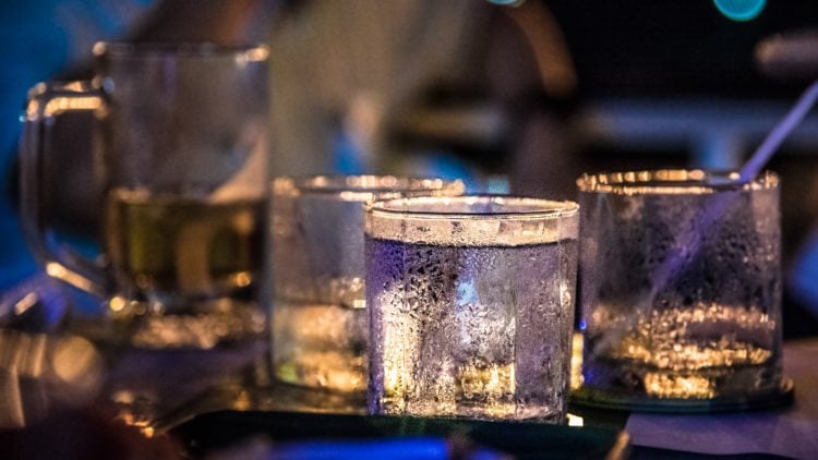 beer mug on table top