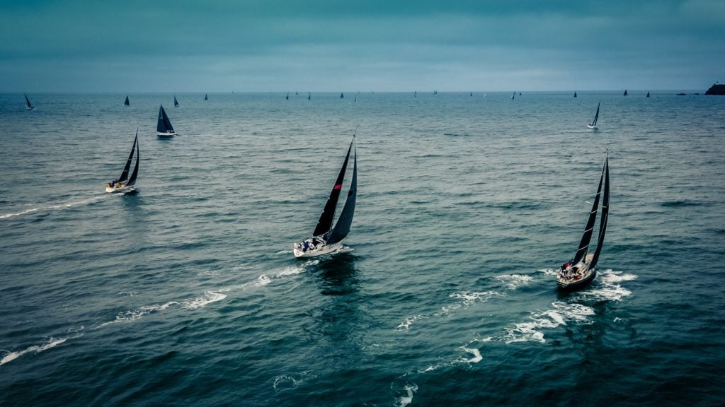 Sailboat race.
