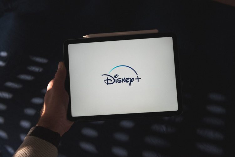 Watching Disney Plus on an iPad Air