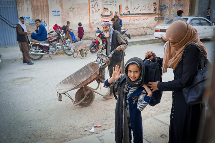 Kids back to school in Kabul, Afghanistan