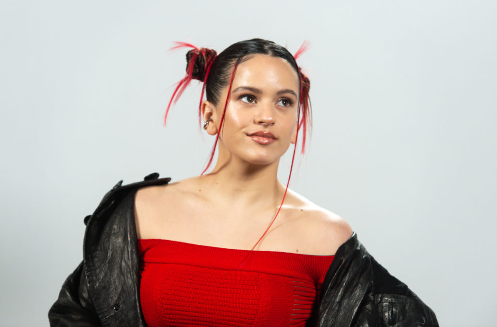 Rosalia Presents In Madrid Her Album 'motomami'.
