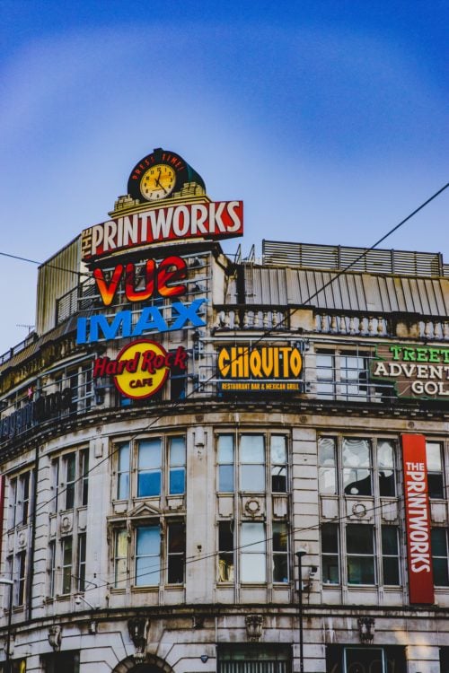 Printworks signage