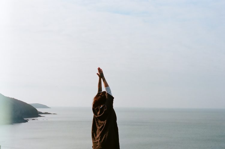 Yoga on the seafront