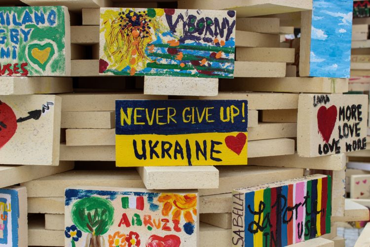 This photo was taken in Prague city in August 2019.We haven't given up. Ukrainians will never give up their freedom.