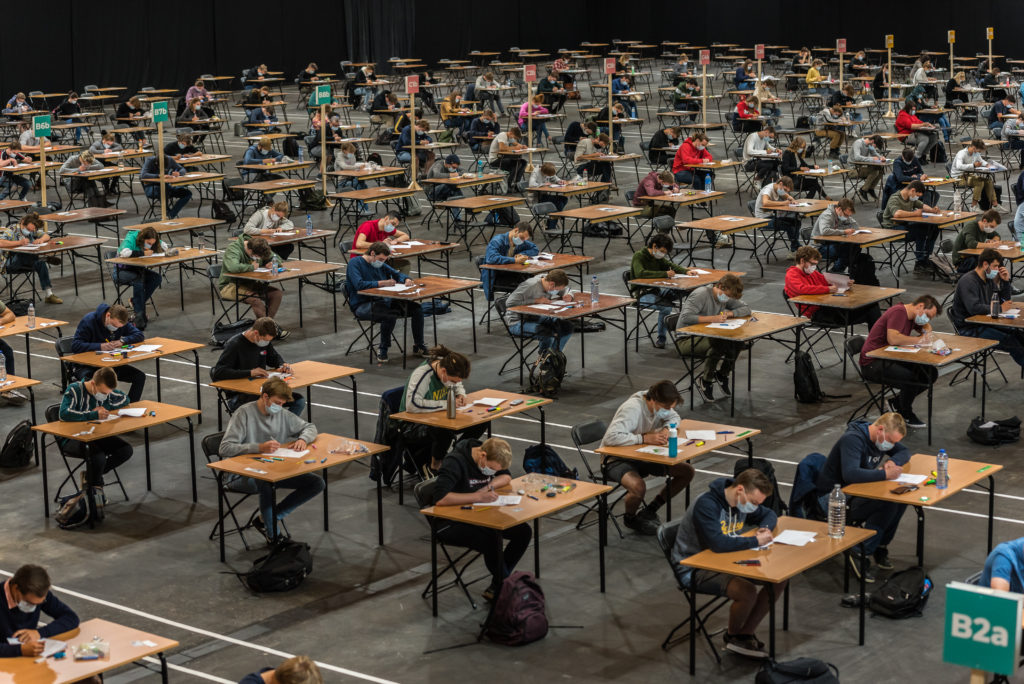 Belgian Students Start With Exams