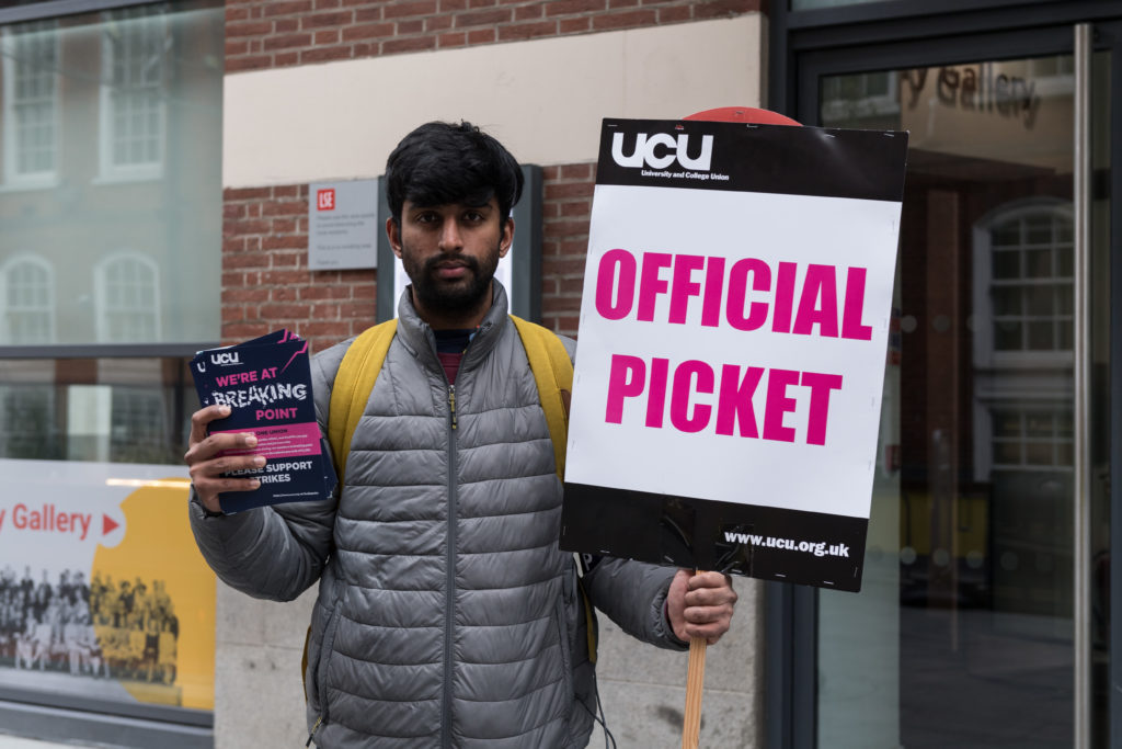 University Staff Strike Over Pay and Pensions in London