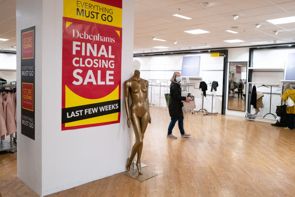 Debenhams Stores Close Their Doors For The Last Time