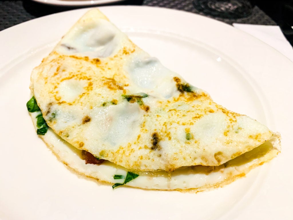 Icelandic egg white omelette