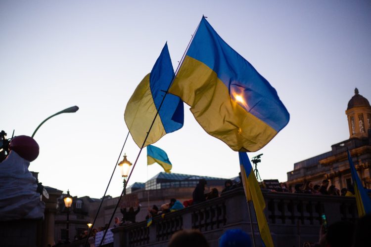 Ukraine war: demontators in London