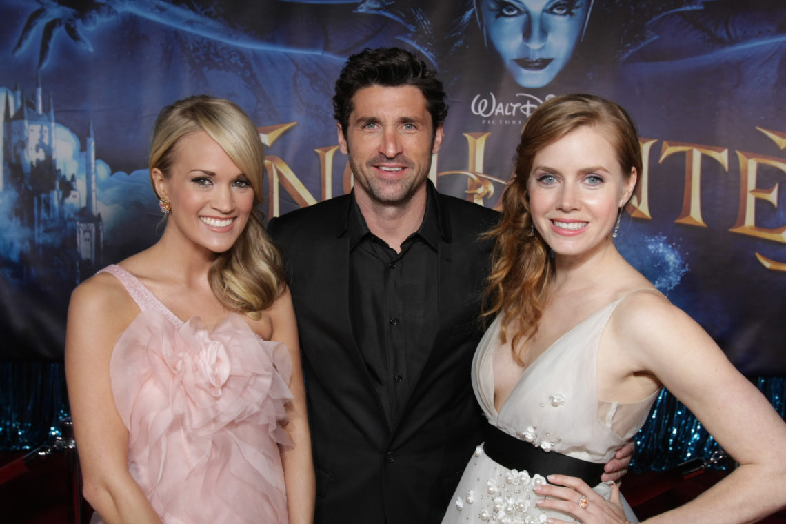 (EXCLUSIVE, Premium Rates Apply) Carrie Underwood, Patrick Dempsey and Amy Adams at the World Premiere of Walt Disney Pictures' "ENCHANTED" at the ...