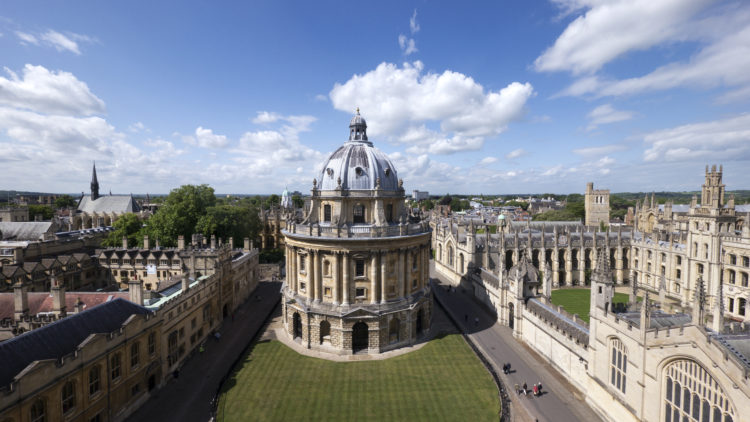 View over Dome and Spires, to Radcliffe Camera, Oxford