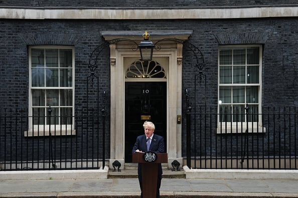 Conservative Leader And Prime Minister Boris Johnson Resigns From Office