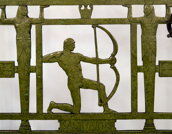Saggitarius figure in bronze and glass in main foyer at the Academy of Sciences, Washington, D.C.