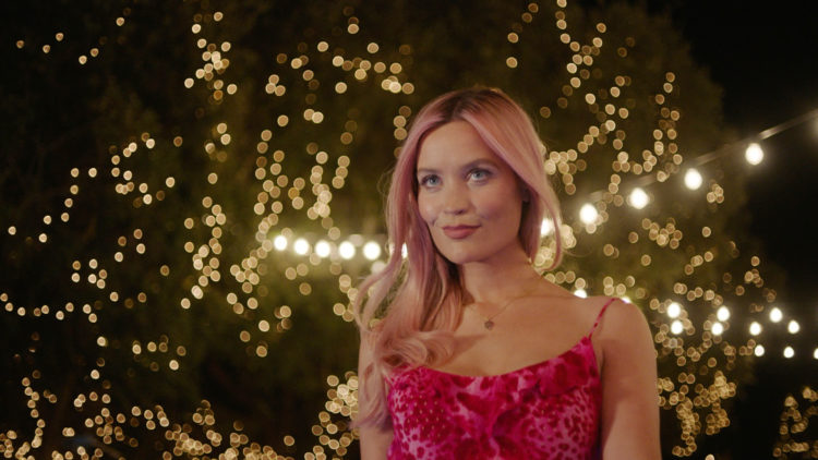 Laura Whitmore in the Love Island Villa