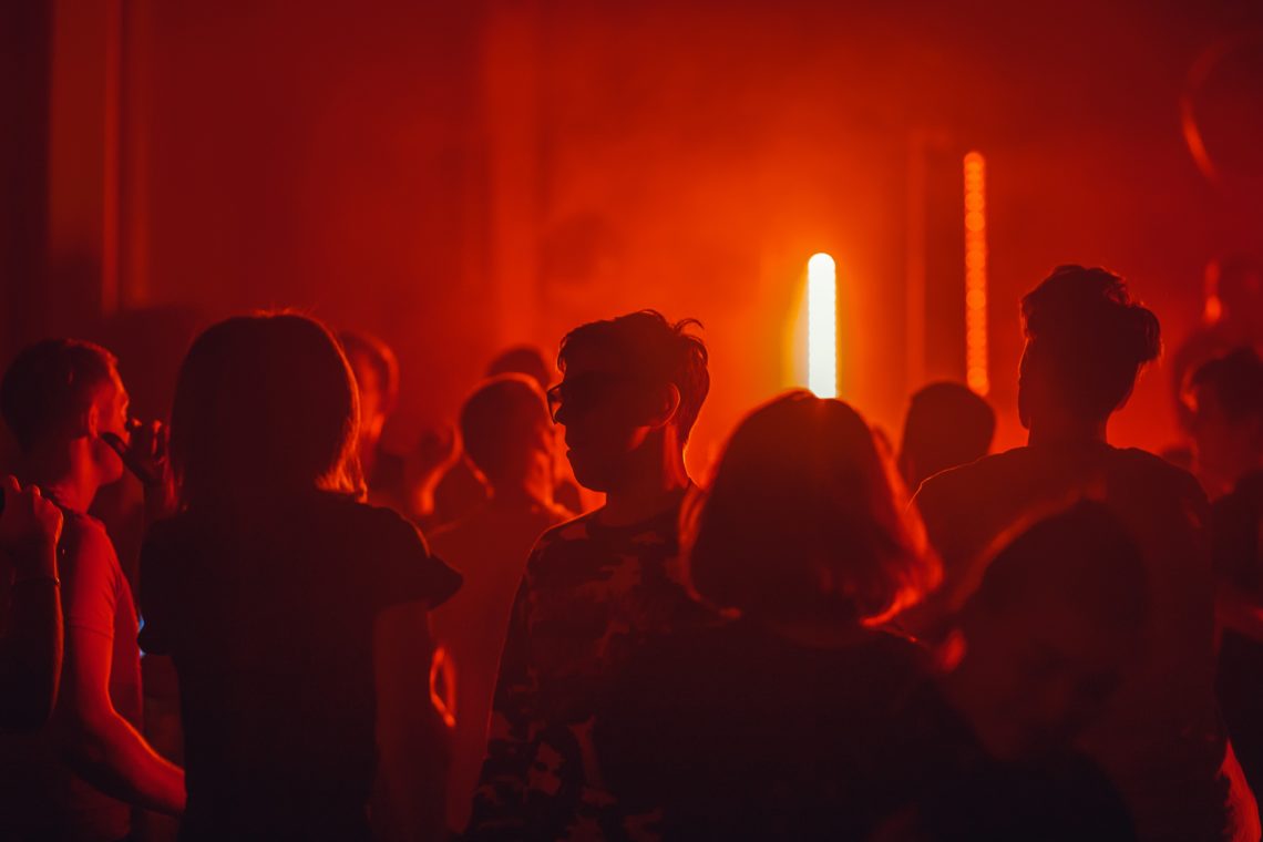 people gathering in a concert
