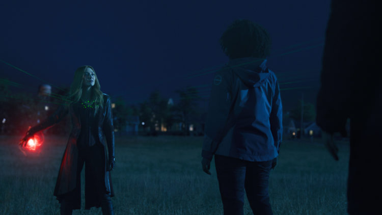 Elizabeth Olsen as Wanda Maximoff in WandaVision.
