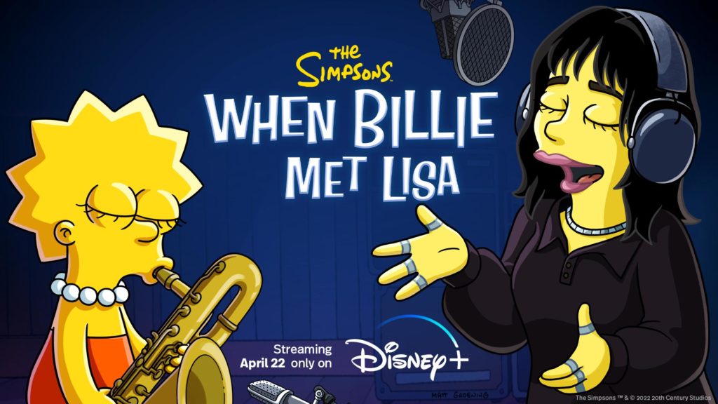 Billie Eilish in The Simpsons: When Billie Met Lisa