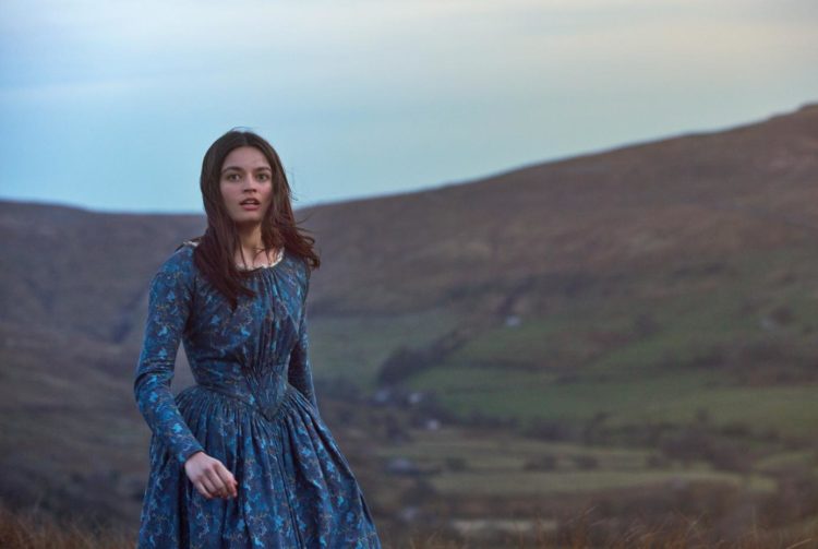 Emma Mackay as Emily Brontë in Emily