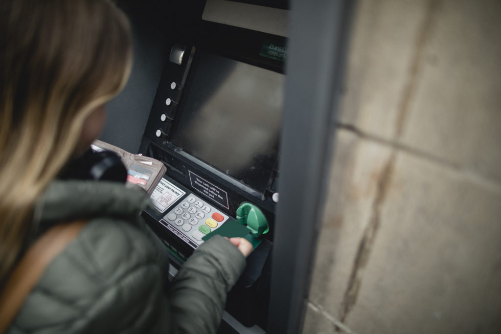 Using a Cash Point