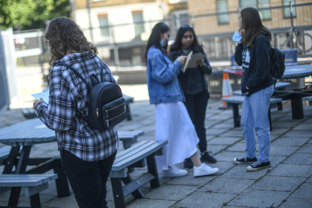 Students Receive A Level Results In England and Wales