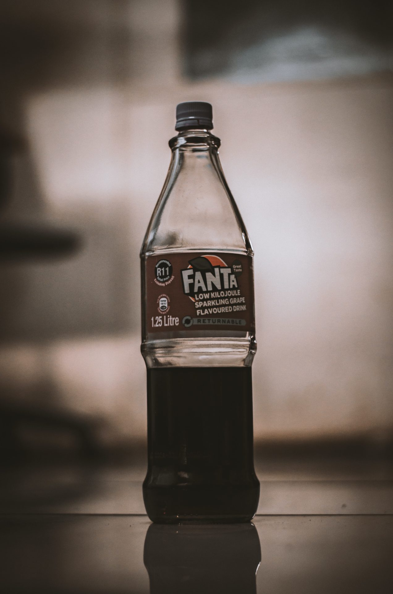 Bottle of fanta