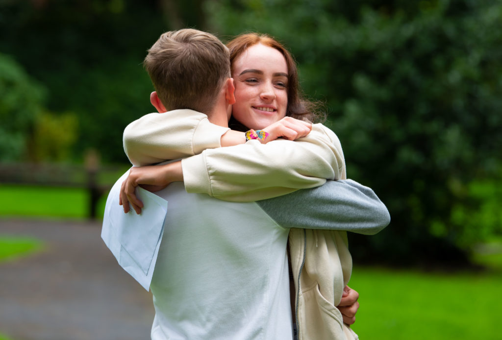 Pupils Receive Their A Level Results Across England