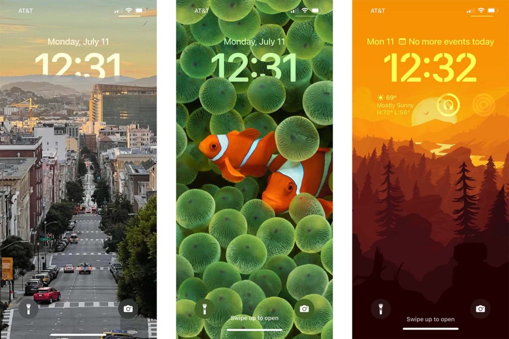 iPhone lockscreens pretty much looked the same for years, but i