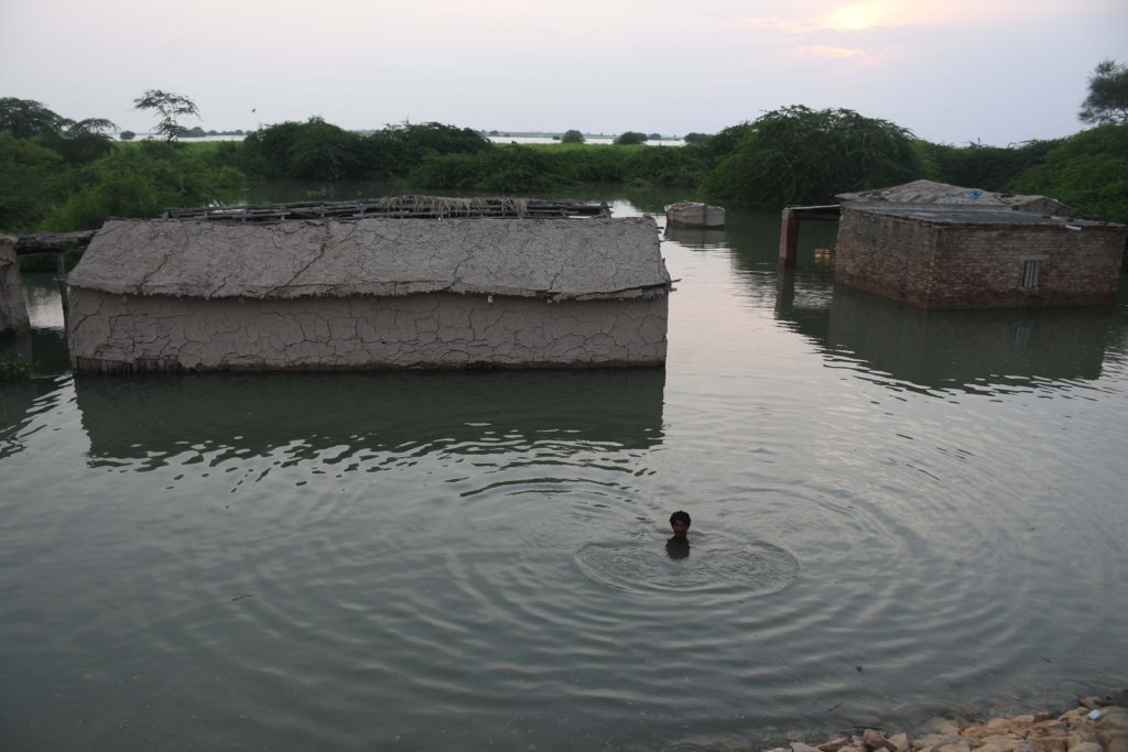 Relief aids delivered following floods in Pakistan
