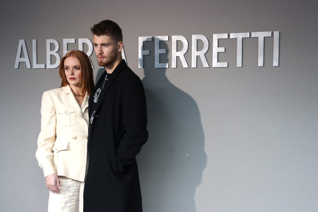 Abigail Cowen Danny Griffin at Alberta Ferretti - Milan Fashion Week Fall/Winter 2022/2023