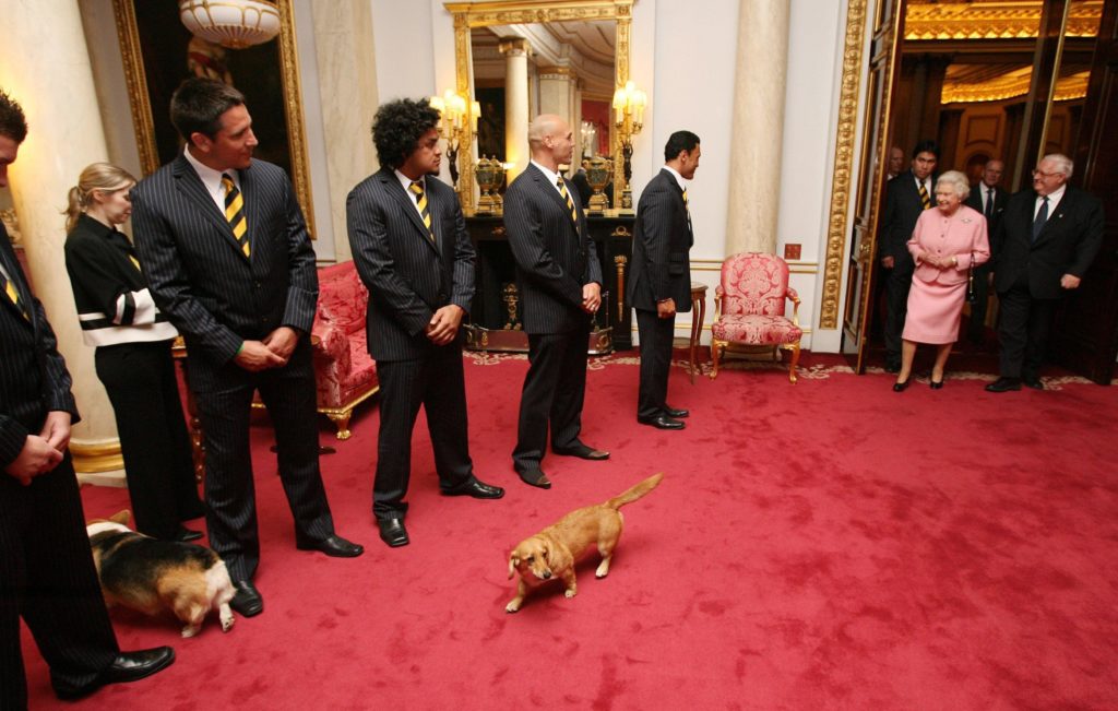 Queen Elizabeth II Meets New Zealand Rugby League Team