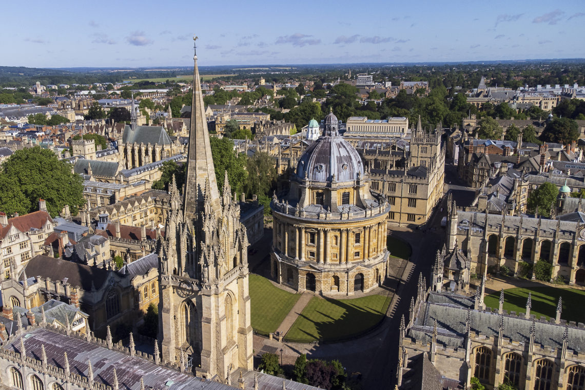 Iconic architecture of the World Famous Academic Institution.