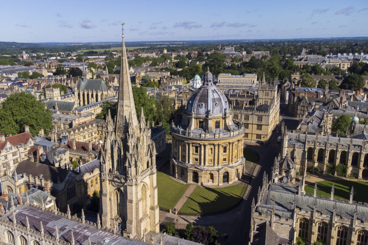 Iconic architecture of the World Famous Academic Institution.