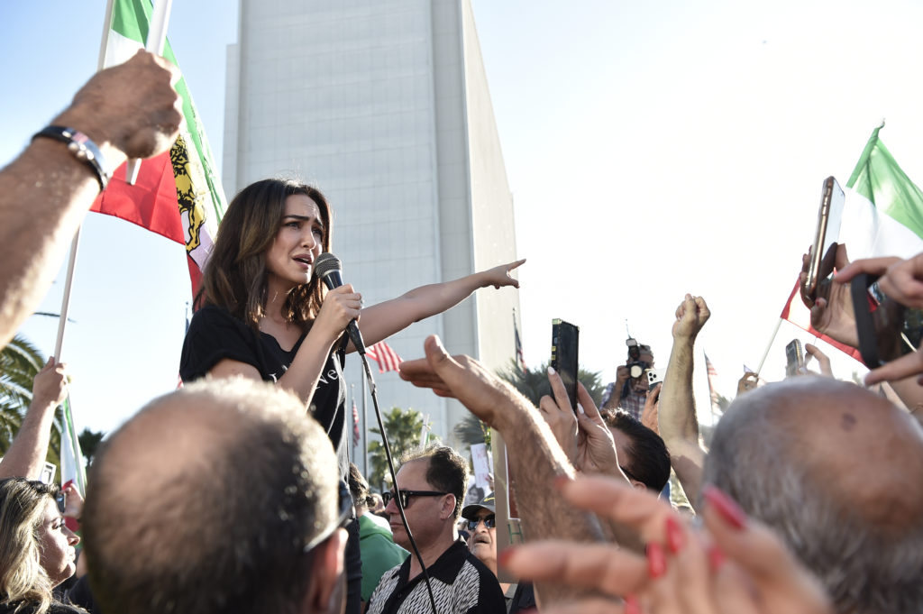 Protest Held In California Against Iran Over Death Of Mahsa Amini