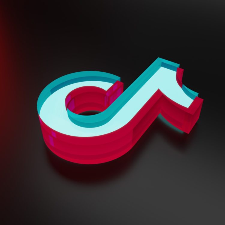 Tik Tok 3D Render Icon