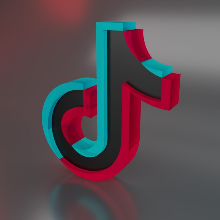 Tik Tok 3D Render Icon