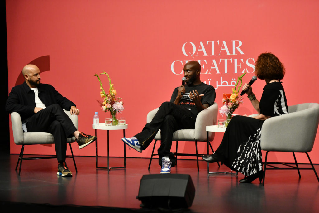 #QatarCreates Public Talk With Virgil Abloh, Samir Bantal, And Rosanne Somerson