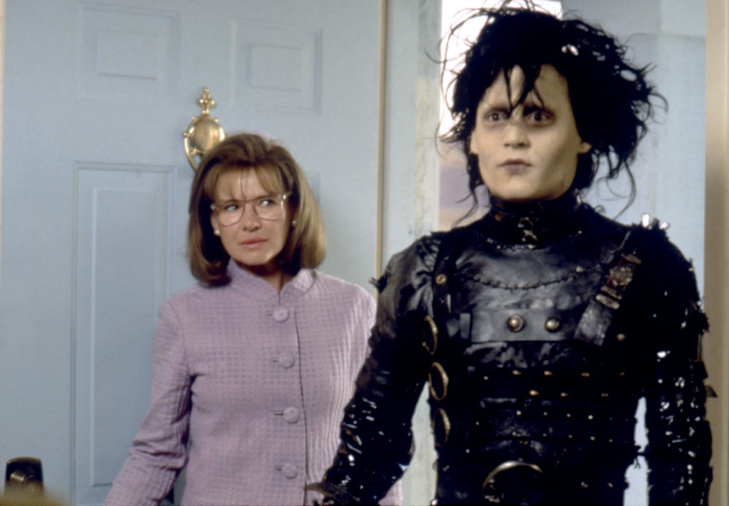On the set of Edward Scissorhands