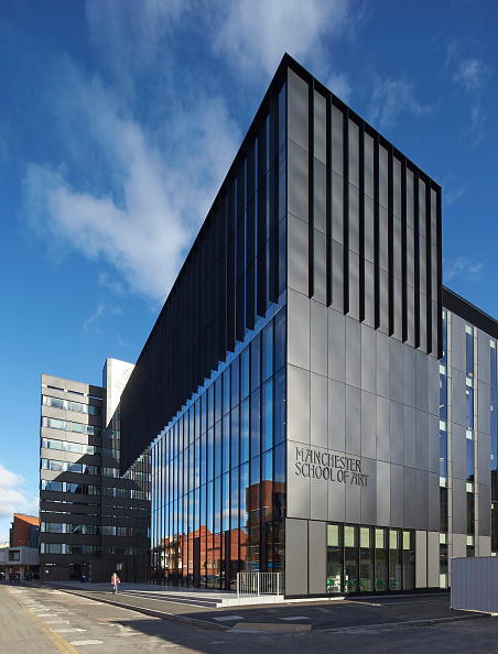 Manchester School of Art at MMU, Manchester, United Kingdom. Architect: Feilden Clegg Bradley Studios LLP, 2014.