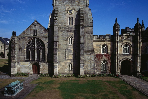 The King's College Chapel, left, Old Aberdeen