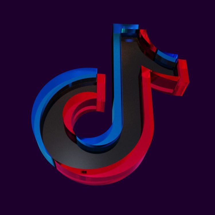 Tik tok 3D Render Icon for design element