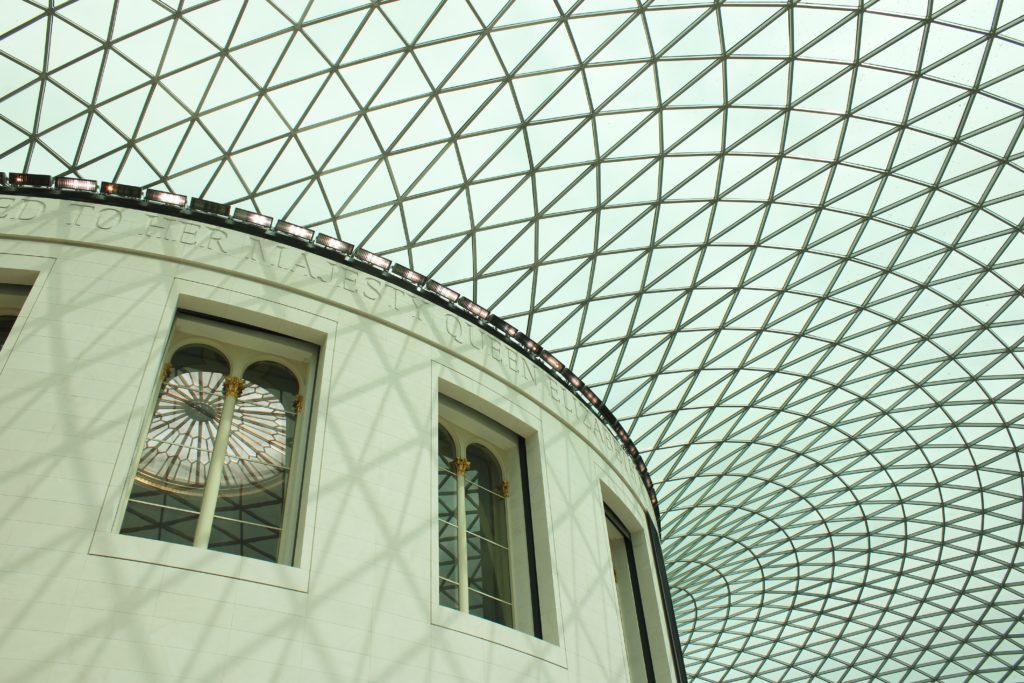 Detail of the ceiling, British Museum