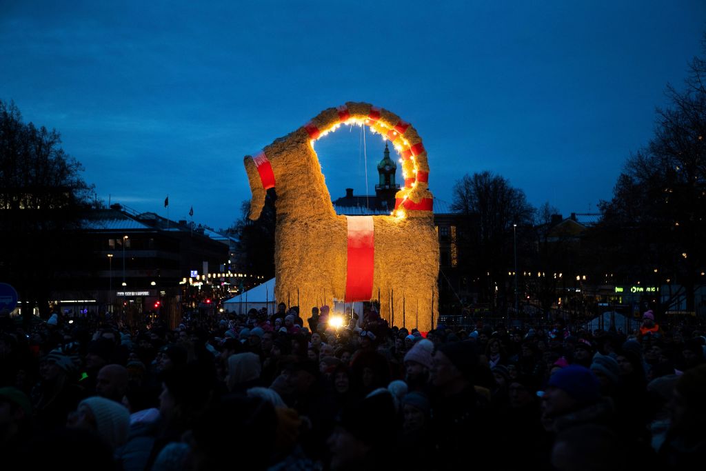 SWEDEN-TRADITION-CHRISTMAS-GOAT