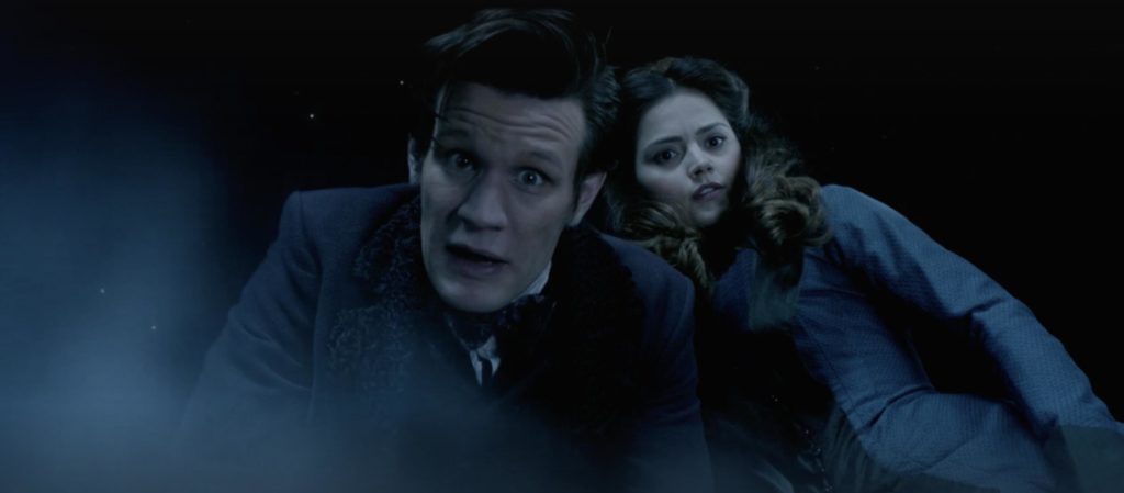 Matt Smith and Jenna Coleman In Doctor Who's The Snowmen