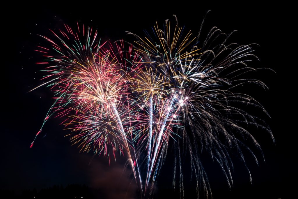 fireworks at nighttime