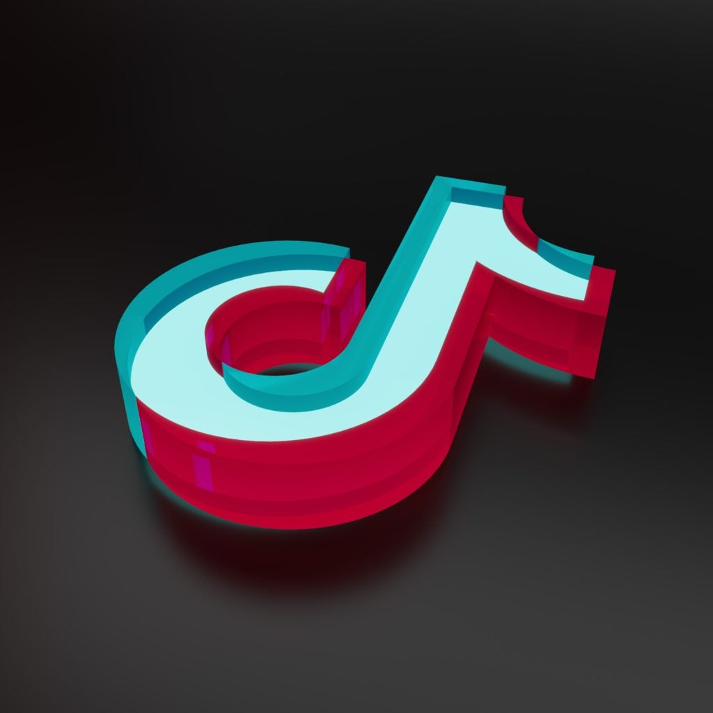 Tik Tok 3D Render Icon