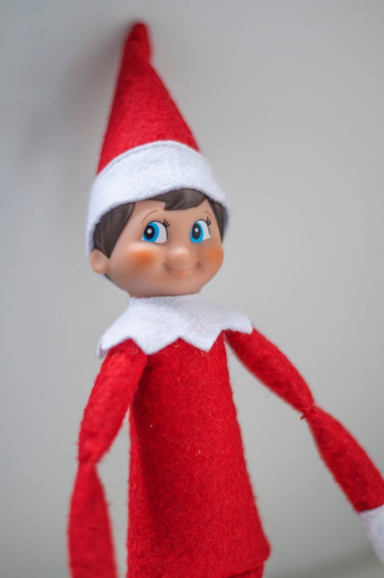red and white santa hat