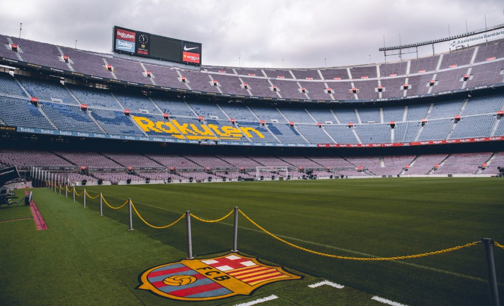 soccer field scenery